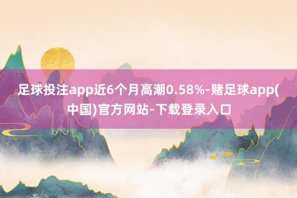 足球投注app近6个月高潮0.58%-赌足球app(中国)官方网站-下载登录入口